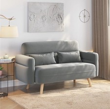 Modern 2-Seater Fabric Sofa