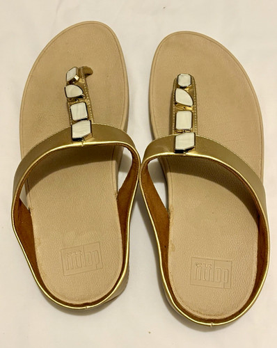 Fitflop women gold thong - fitflop, women's