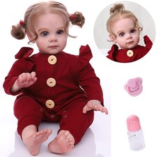 22" Reborn Baby Dolls Vinyl Silicone  Real Life Like Realistic Newborn Xmas Gift
