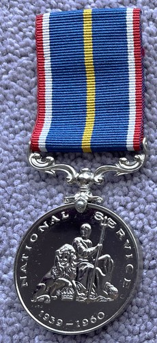National service medal - service,