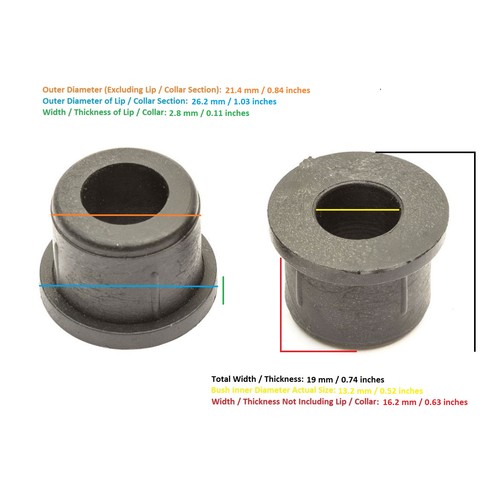 Plastic reducer bushes 22mm - plastic,