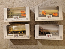 4 x Gilbow EFE Boxed Delivery Lorries & Tanker E10303,E10602,E10701 & E10802