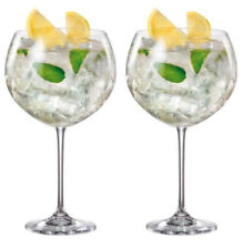 2X BOHEMIA CRYSTAL GIN AND