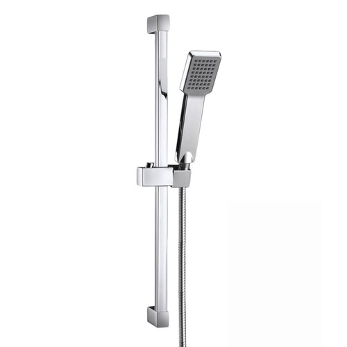 Shower riser rail kit - riser, square