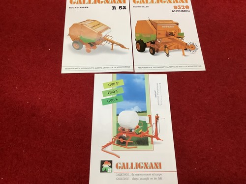 Gallignani round baler bale - baler,