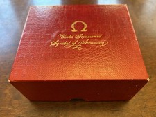 Vintage 1965 Omega Seamaster Deville Solid 14K Gold  Orig Box & Pamphlet NICE