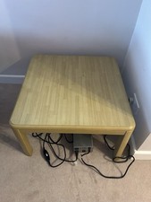 Kotatsu Japanese Table with Electric Heater PLUS Voltage Converter unit