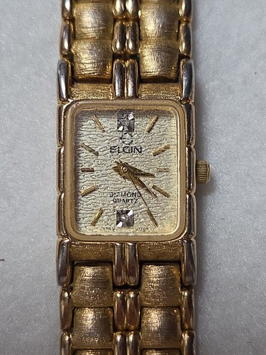 Elgin diamond ladies watch - diamond,