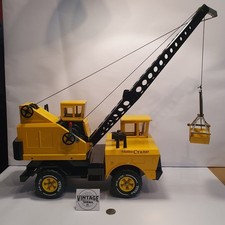 Vintage Tonka Toy. Mighty Tonka Crane. Pressed Steel 1970's.