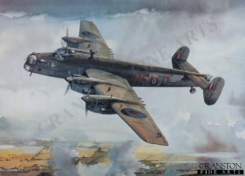 Halifax bomber aviation - halifax, art