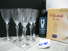 6x Bohemia Crystal "Elisabeth"