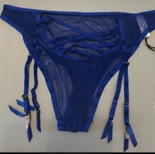 Hustler Blue Brief Size 16
