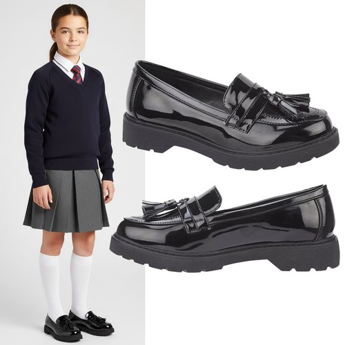 Girls shoes kids patent slip - girls,