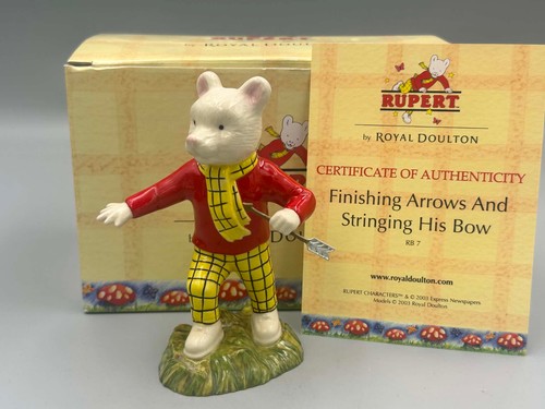 Royal doulton rupert - rupert, finishing