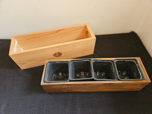 Wooden planter box - box, indoor