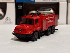 Majorette Emergency - Mercedes-Benz Unimog Fire Truck RED 1/87 - Loose 2