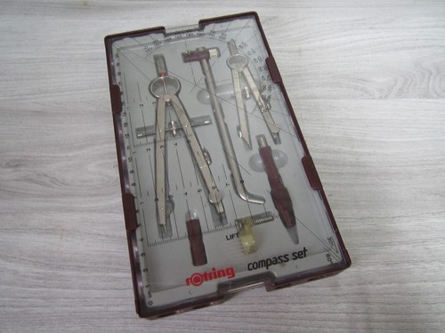 Rotring vintage compass set - vintage,