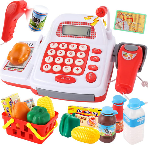 39pcs pretend play toy till - 39pcs,