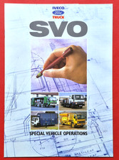1988 FORD SVO Sales Brochure -Tipper Gritter Roadsweeper Refuse Fire Brigade etc