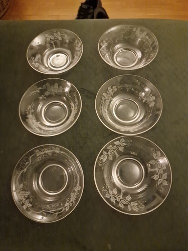 Set vintage glass bowls - set,