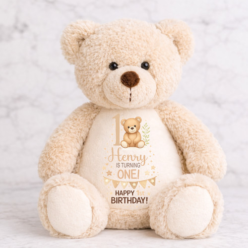 Personalised teddy bear baby - bear,