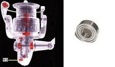 Daiwa worm shaft bearing