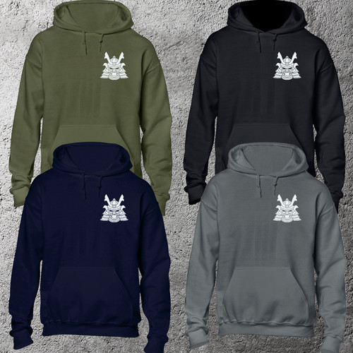 Samurai helmet hoody hoodie - helmet,