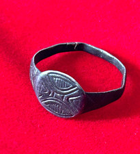 Antique Medieval Silver Ring