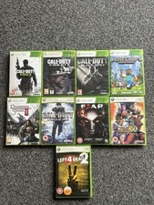 Xbox 360 Game Cases & Manuals x 9 Good Titles
