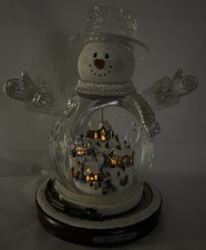 Thomas Kinkade Snowman White