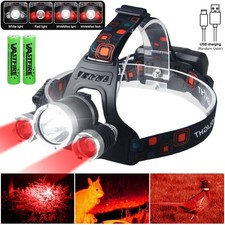 USB Rechargeable LED Headlamp