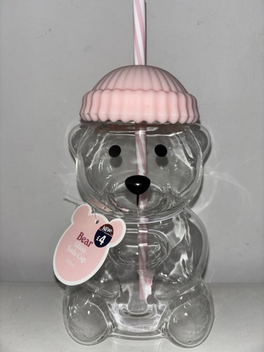 Viral bear glass cup - viral,