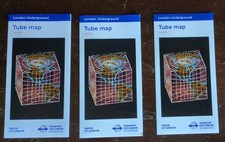 3x NEW July 2025 Tube Map TfL