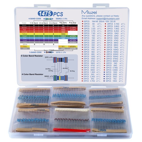 1475pcs resistor kit - resistor,