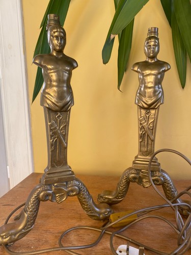 Pair antique 19th - pair,