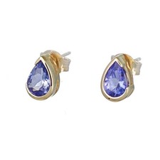 9ct Gold Tanzanite Earrings