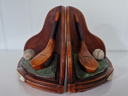 Golf club resin - golf, bookends