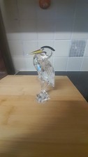 SWAROVSKI SILVER CRYSTAL HERON