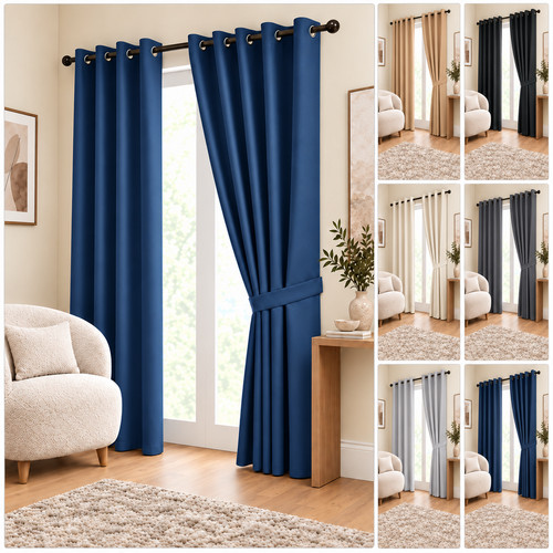 Blackout curtains thermal - blackout,