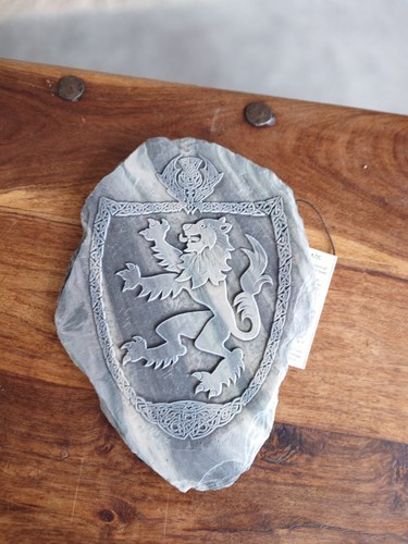 Lion rampant wall plaque - wall,
