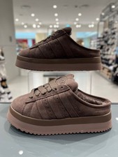 adidas Campus 00s Winter Mid Lined Womens Mule Sneakers Earth Strata JR3731