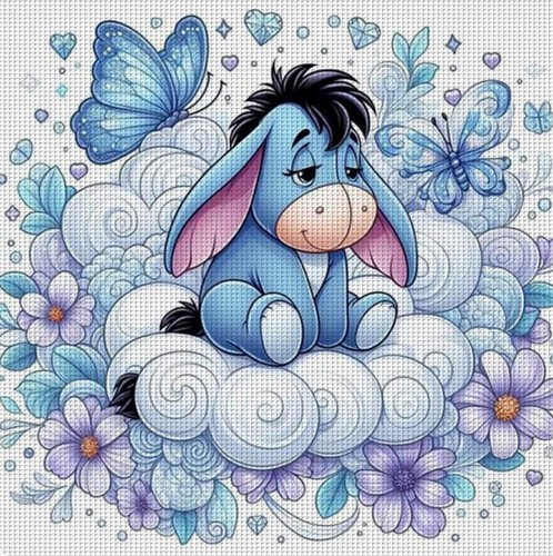Eeyore cross stitch - (19),