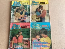 Four 1980s Vintage Blue Jeans