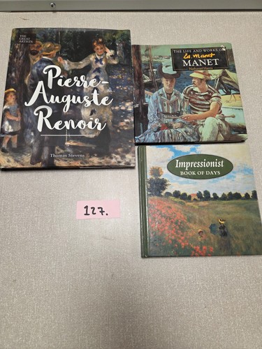 Impressionist art books - 3x,