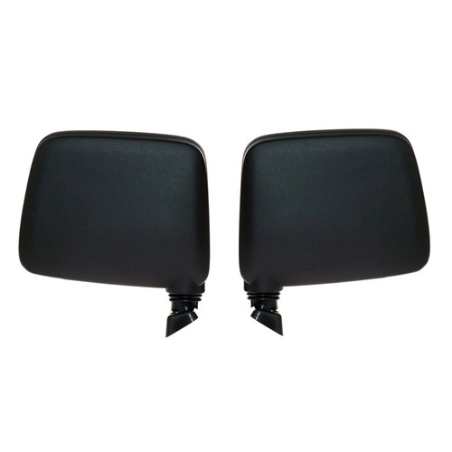 Black door mirror pair for - black,