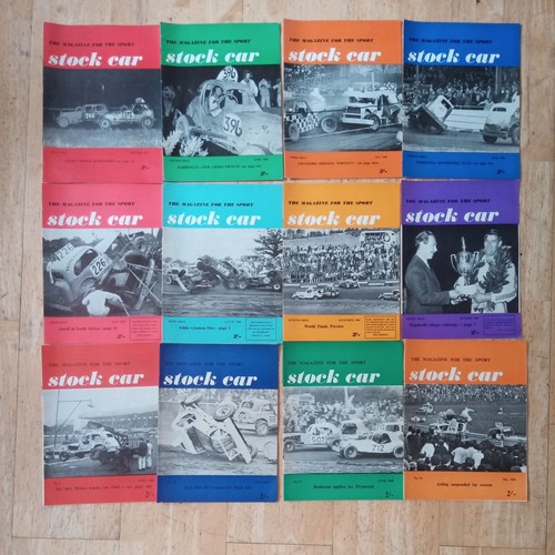 1960s stock car magazines - stock,