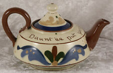 Torquay Moto ware small teapot 2 inches tall  