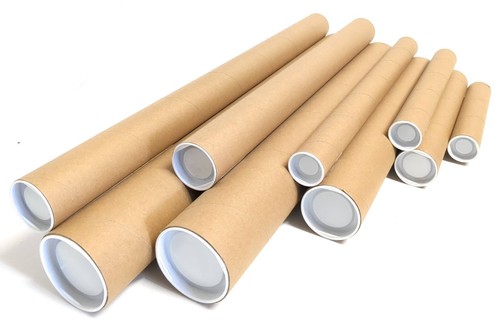 Postal tubes with end caps - postal,