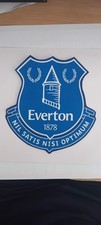 custom Upcycled Everton FC Football Club Cotton Iron on Crest Badge patch