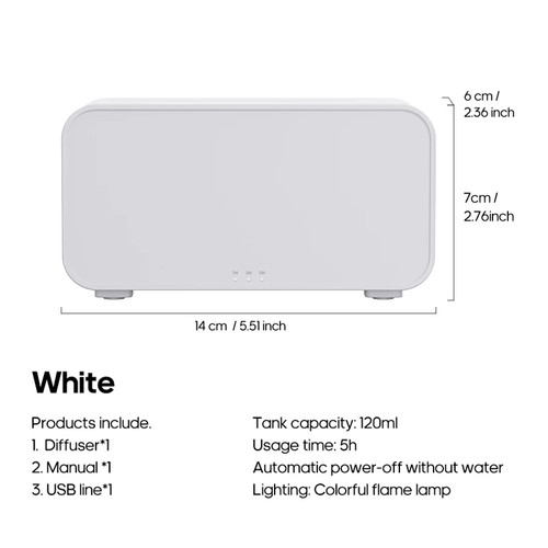 Aroma diffuser flame - aroma, effect